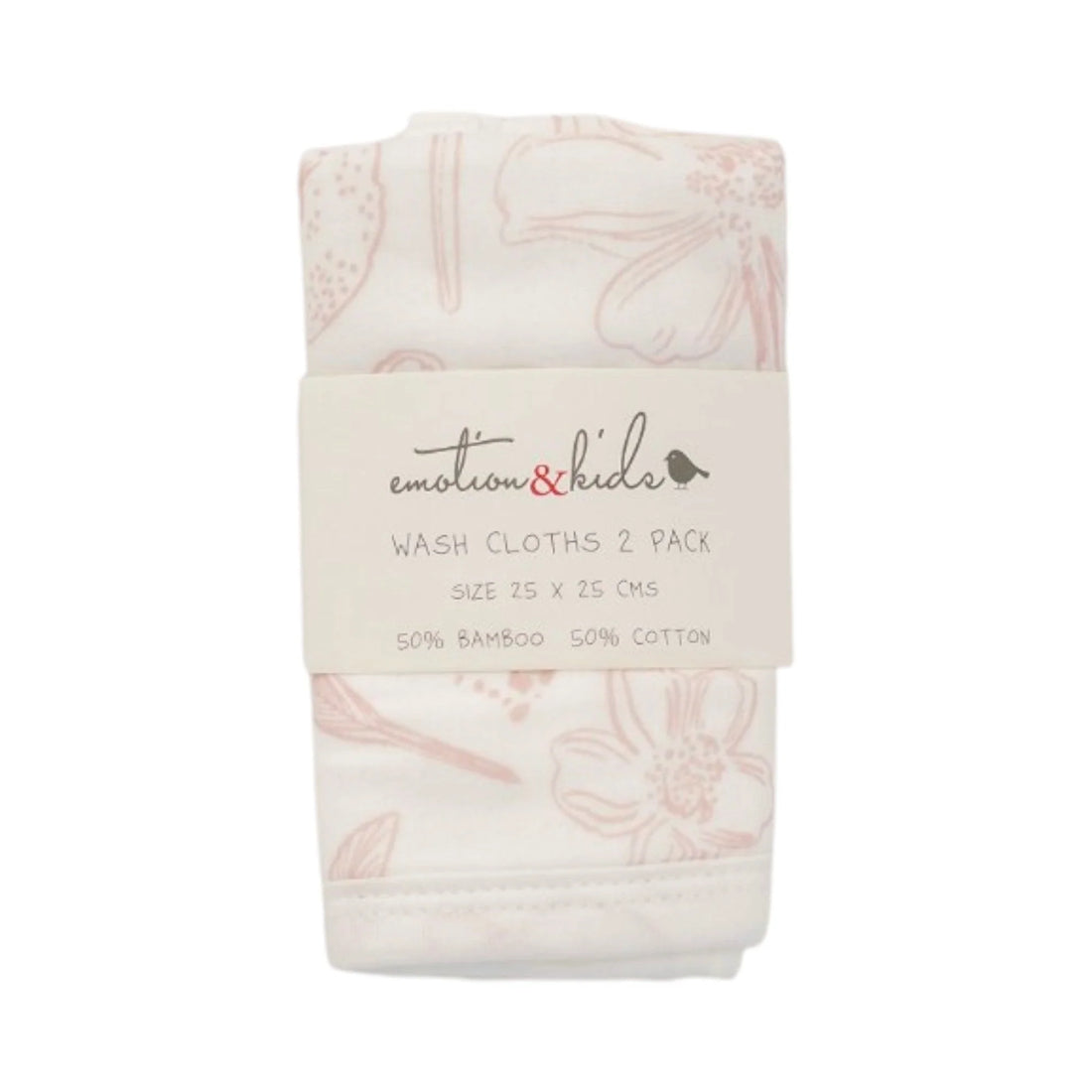 Emotion & Kids - Botanical Baby Washcloths