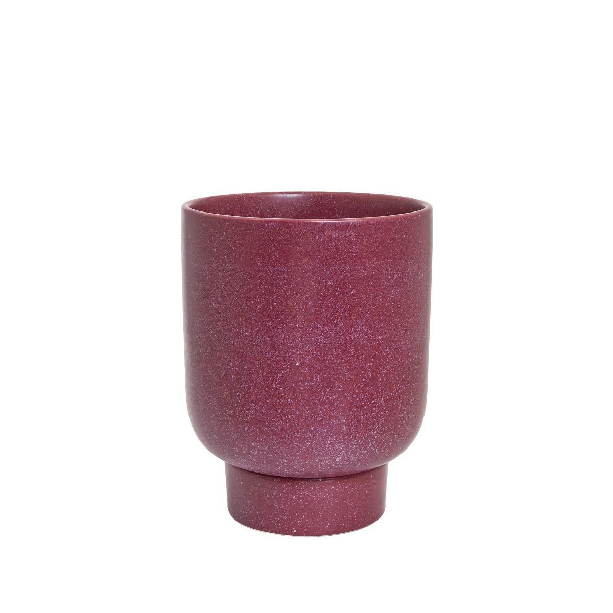 Potted - Large Comet Planter Pot, Ruby