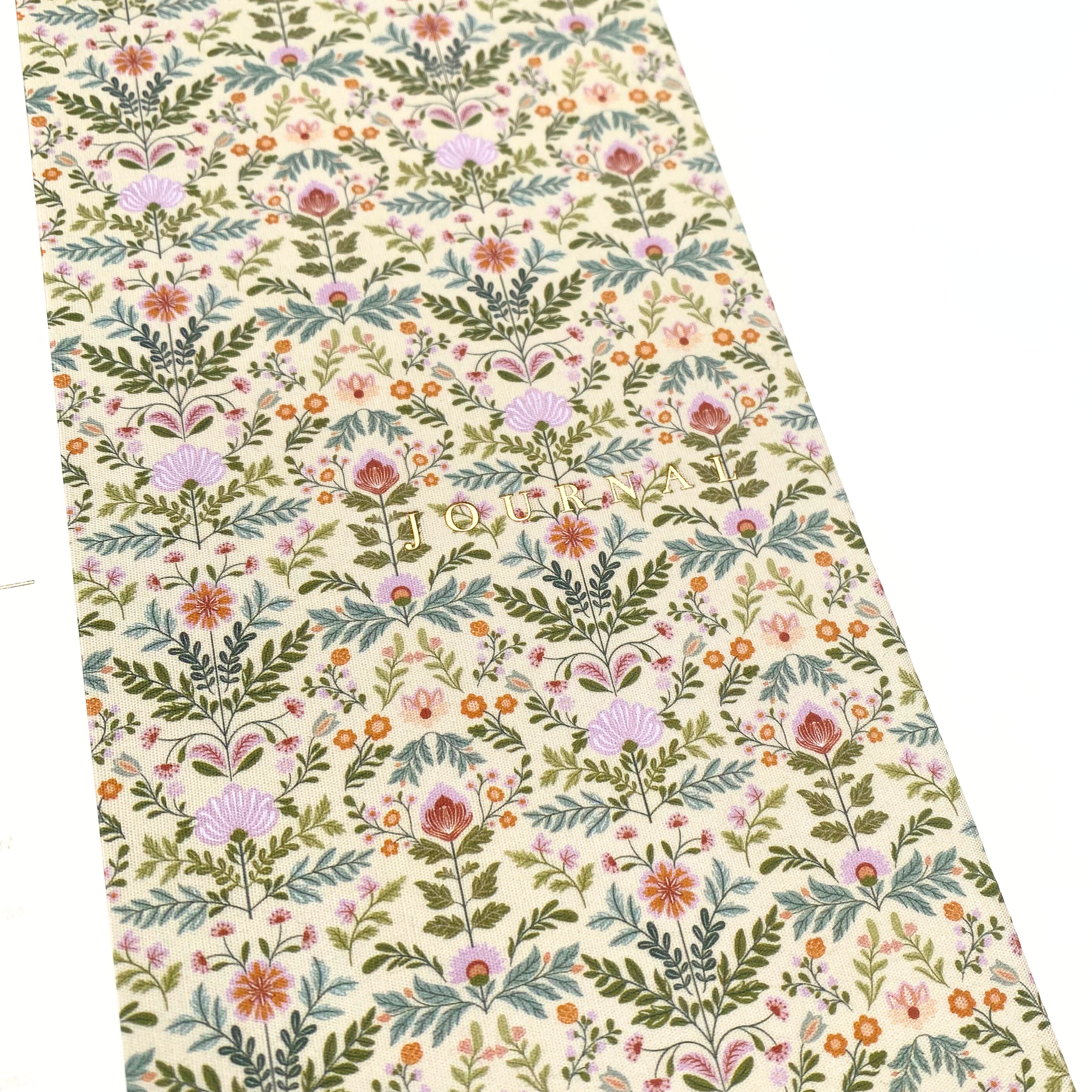 Bespoke Press - Blank Linen Bound Journal, Bramblefloss