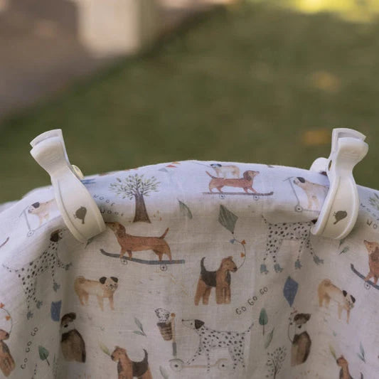 Emotion & Kids - White Pram Clip Set