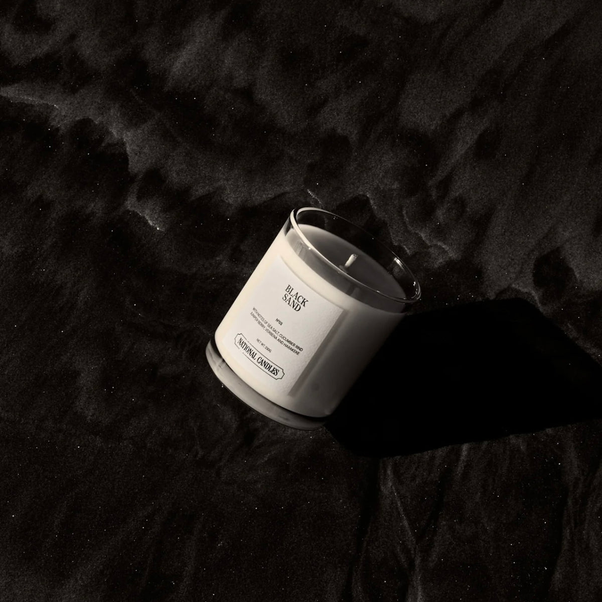 National Candles - Black Sand Soy Candle