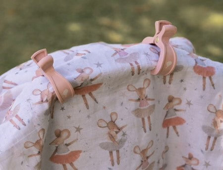 Emotion & Kids - Blush Pram Clip Set