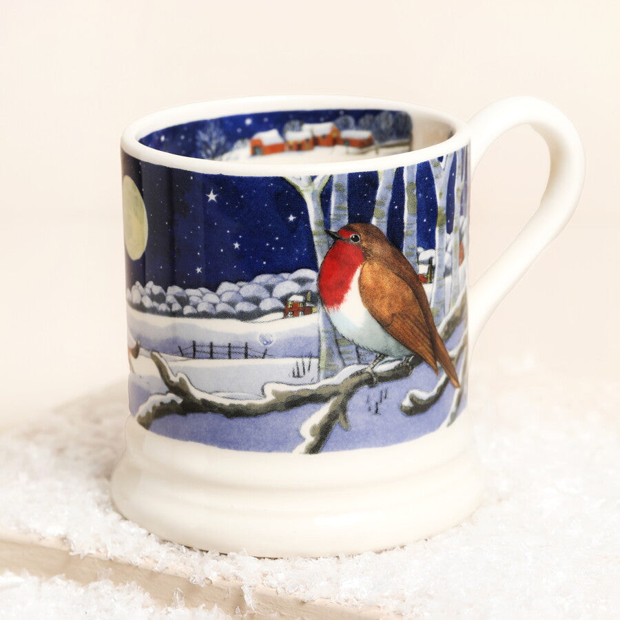 Emma Bridgewater - Midnight Robin ½ Pint Mug