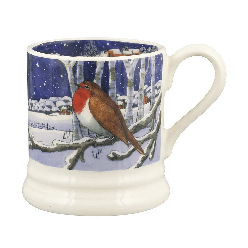 Emma Bridgewater - Midnight Robin ½ Pint Mug