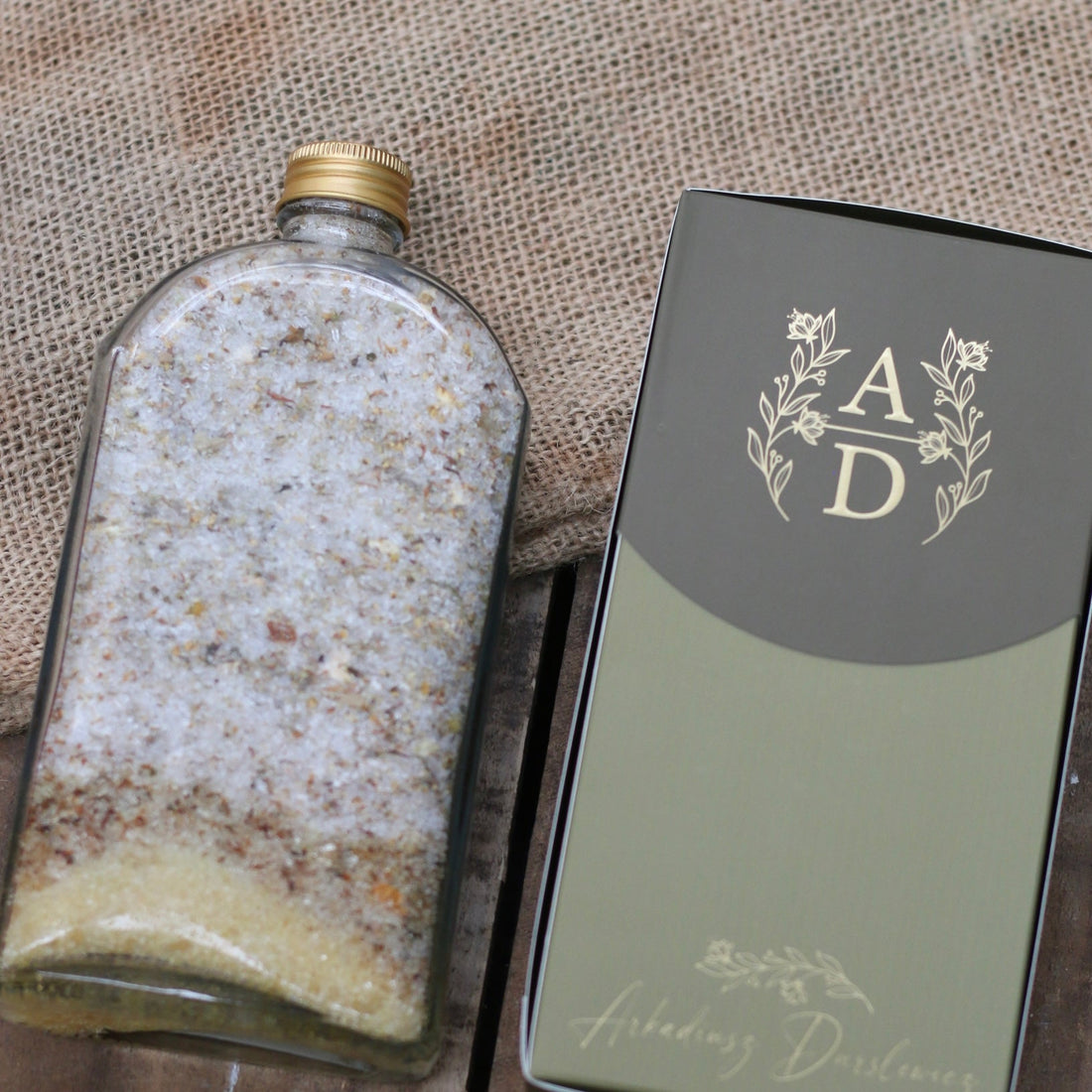 AD - Chamomile & Elderflower Bath Salts - The Flower Crate