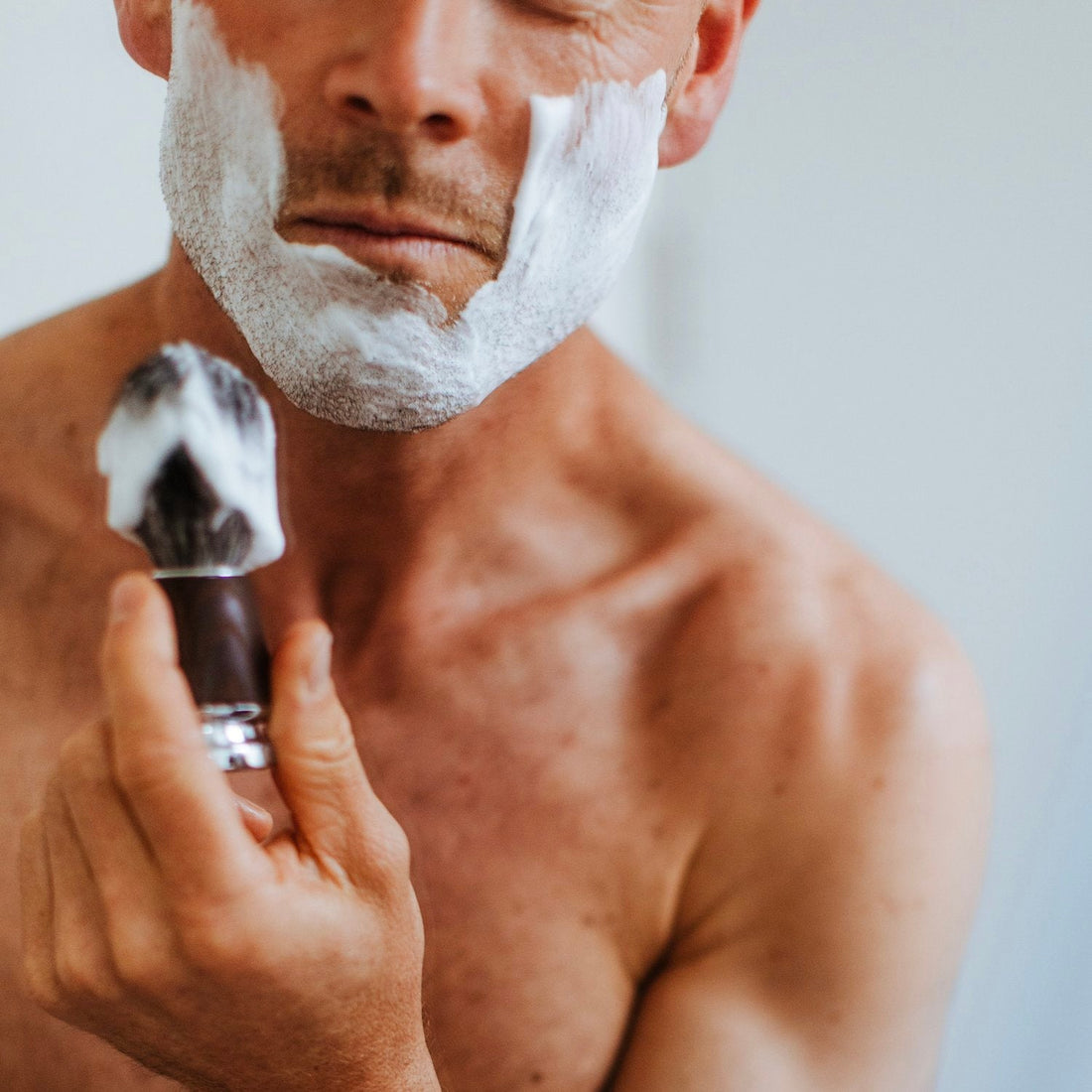 Aermeda - Luxury Shaving Soap in Stainless Steel - The Flower Crate