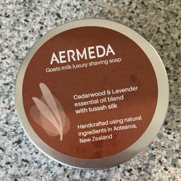 Aermeda - Luxury Shaving Soap in Tin - The Flower Crate