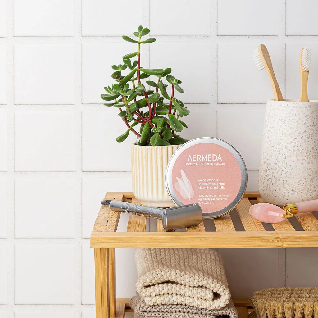 Aermeda - Luxury Shaving Soap in Tin - The Flower Crate