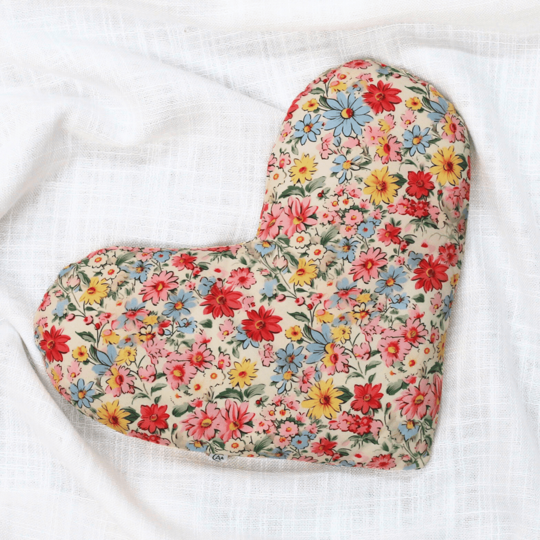 Amanda Alexander - Aromatherapy Heart Wheat Bag, Meadow - The Flower Crate