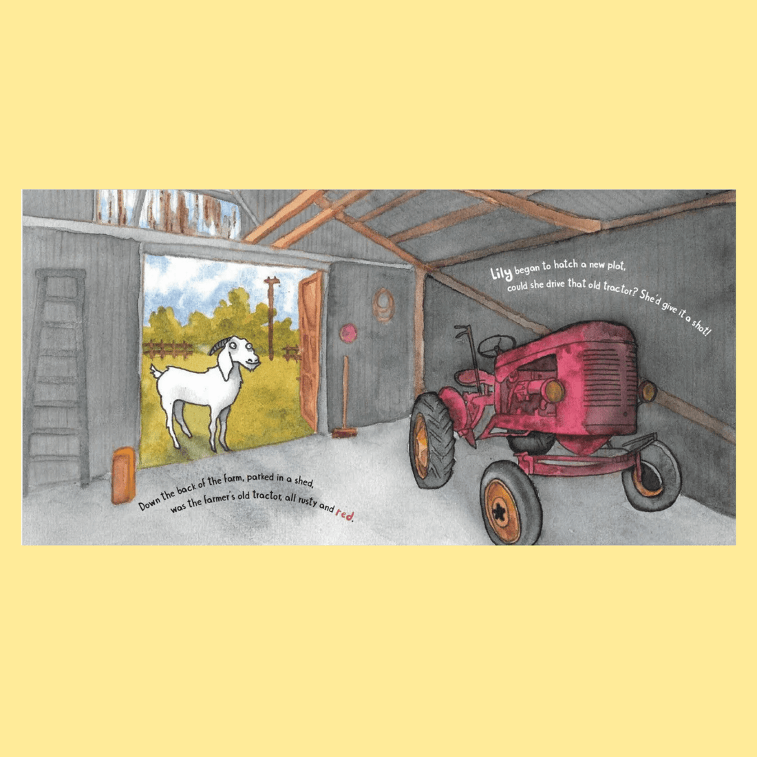 Amy Harrop - Goat On A Tractor - The Flower Crate
