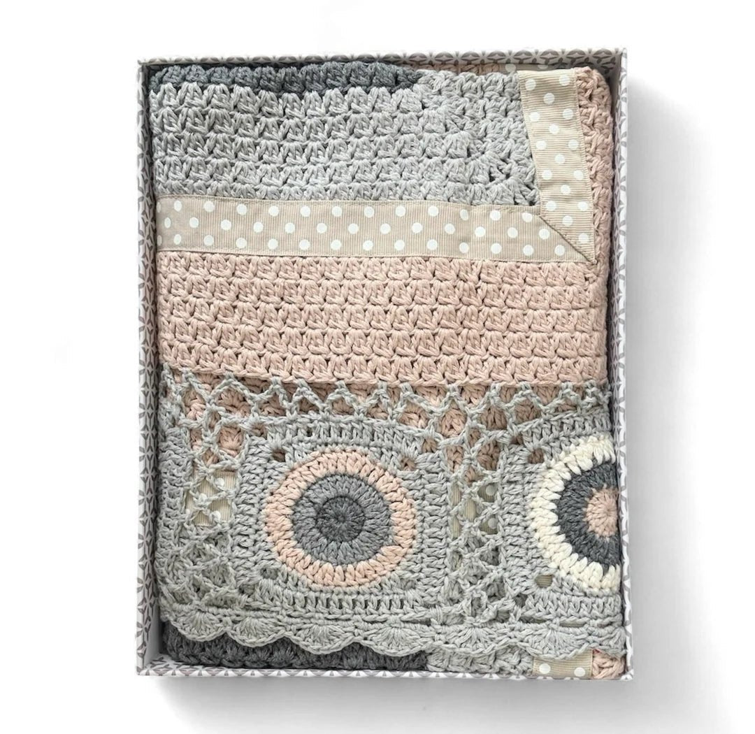 And The Little Dog Laughed - Hand Crochet Blanket - The Flower Crate