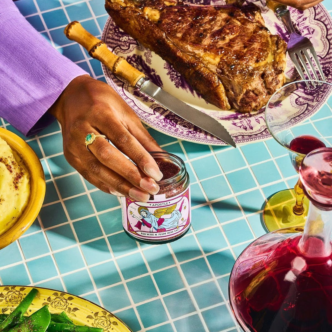 Apostle - Red Wine & Plum Herb Salt - The Flower Crate