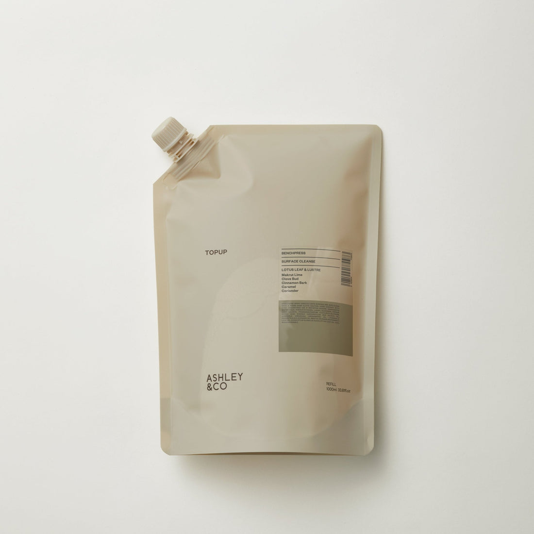 Ashley & Co - Benchpress Top Up - The Flower Crate