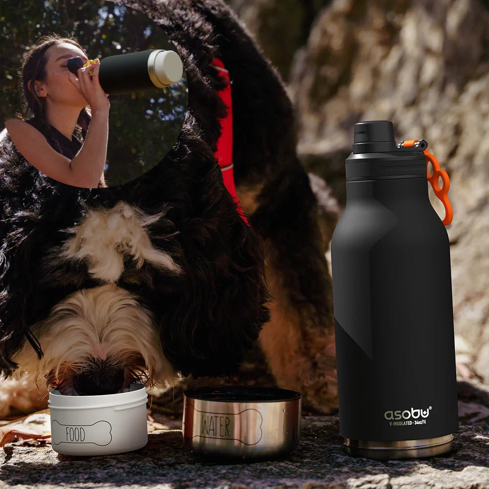 Asobu - Buddy Dog Food & Water Bottle - The Flower Crate
