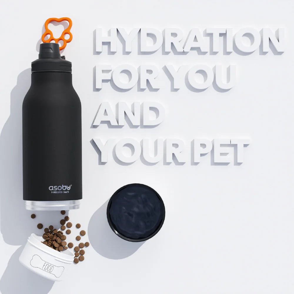 Asobu - Buddy Dog Food & Water Bottle - The Flower Crate