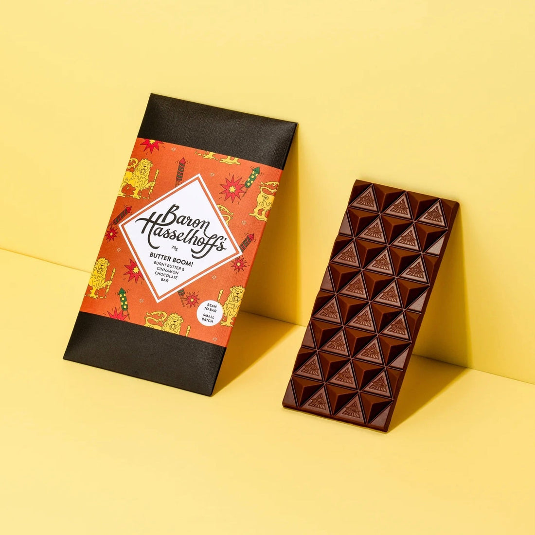 Baron Hasselhoff’s Butter Boom - Burnt Butter & Cinnamon Choc Bar - The Flower Crate