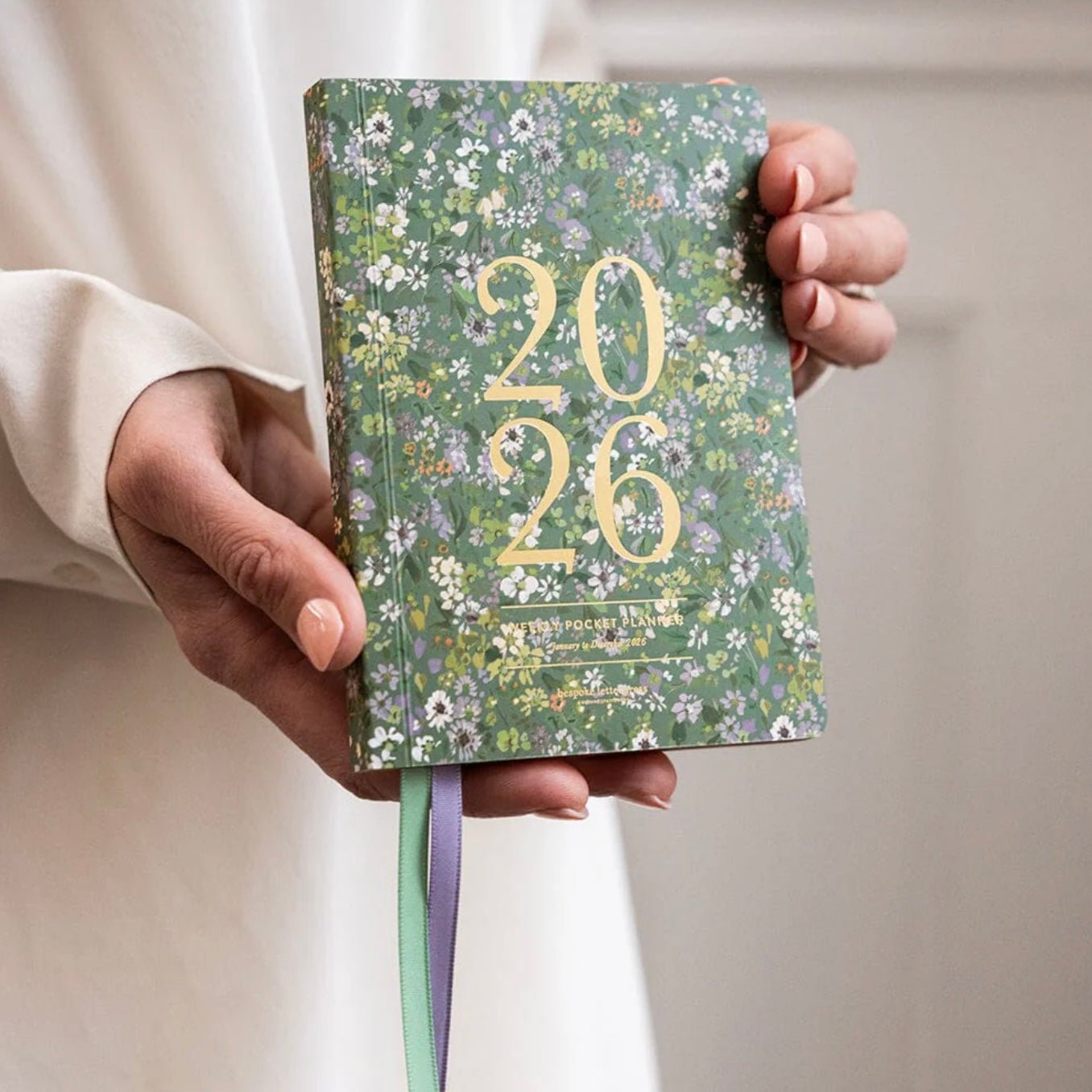 Bespoke Letterpress - 2026 Pocket Planner, Summer Perennials - The Flower Crate