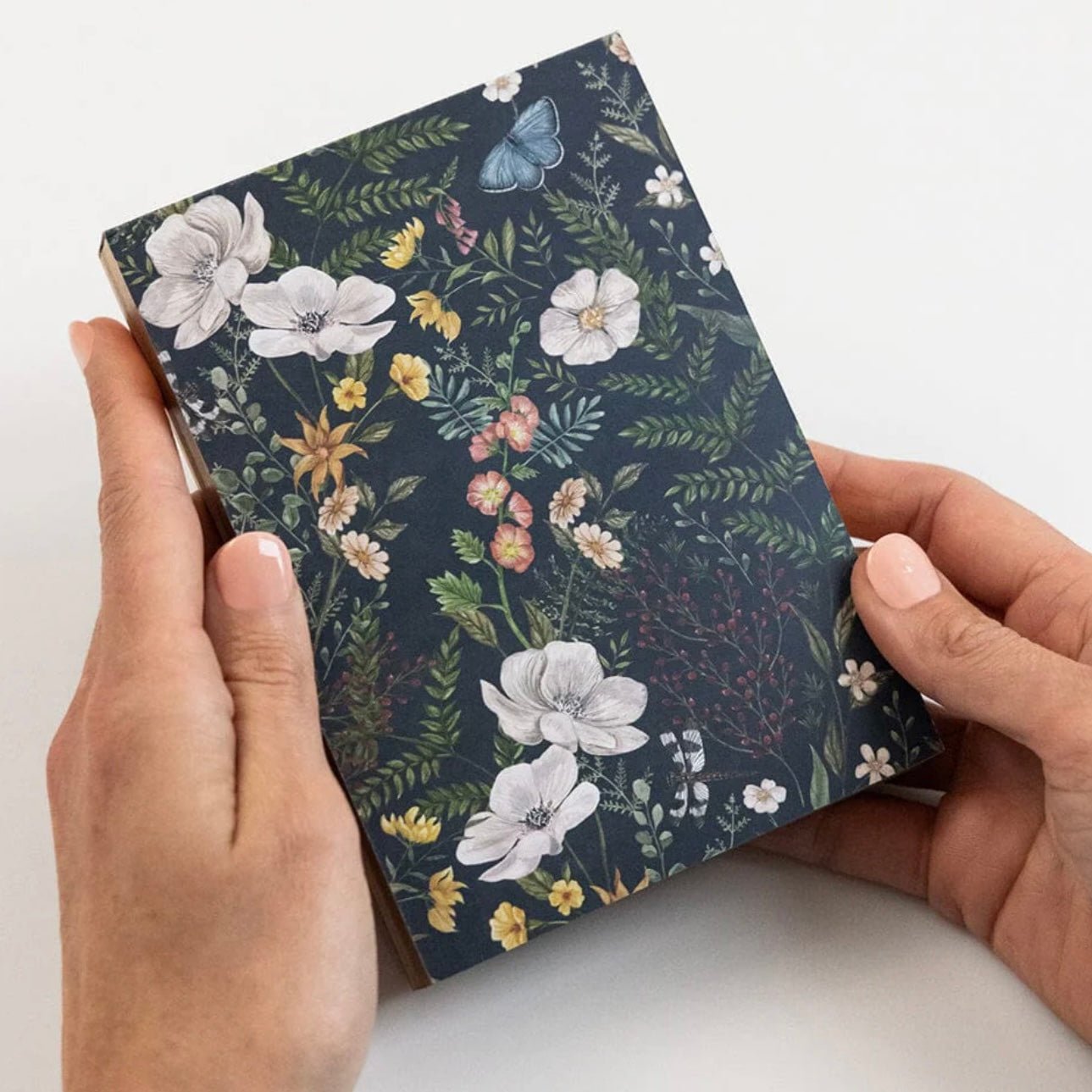 Bespoke Letterpress - Mini Notepad Jotter, Dusk in Bloom - The Flower Crate