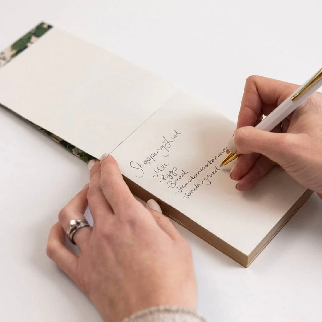 Bespoke Letterpress - Mini Notepad Jotter, Hydrangea - The Flower Crate