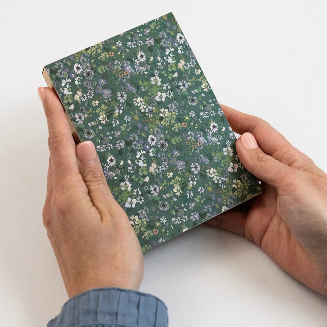 Bespoke Letterpress - Mini Notepad Jotter, Summer Perennials - The Flower Crate