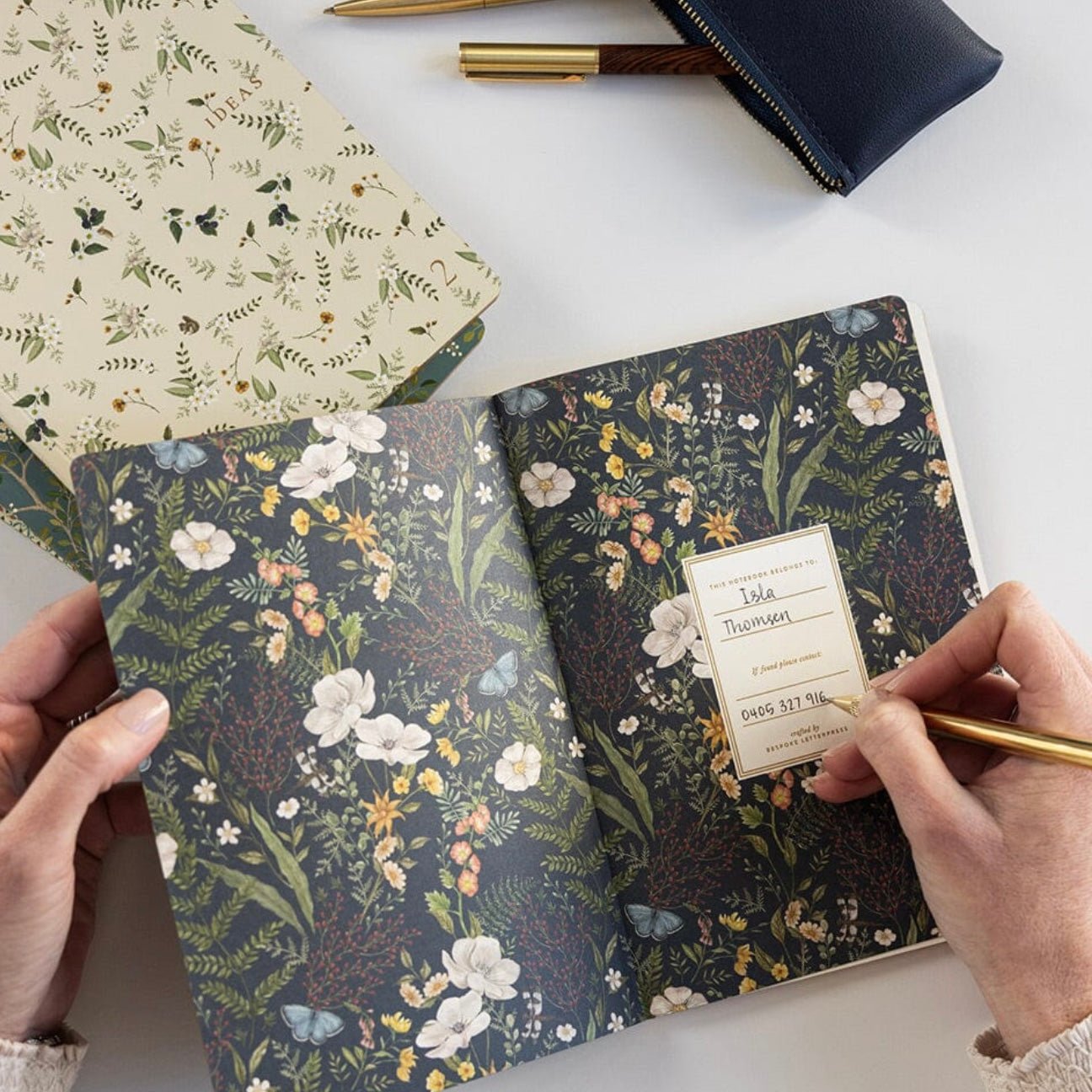 Bespoke Letterpress - Notebook Companion Set, Creativity - The Flower Crate