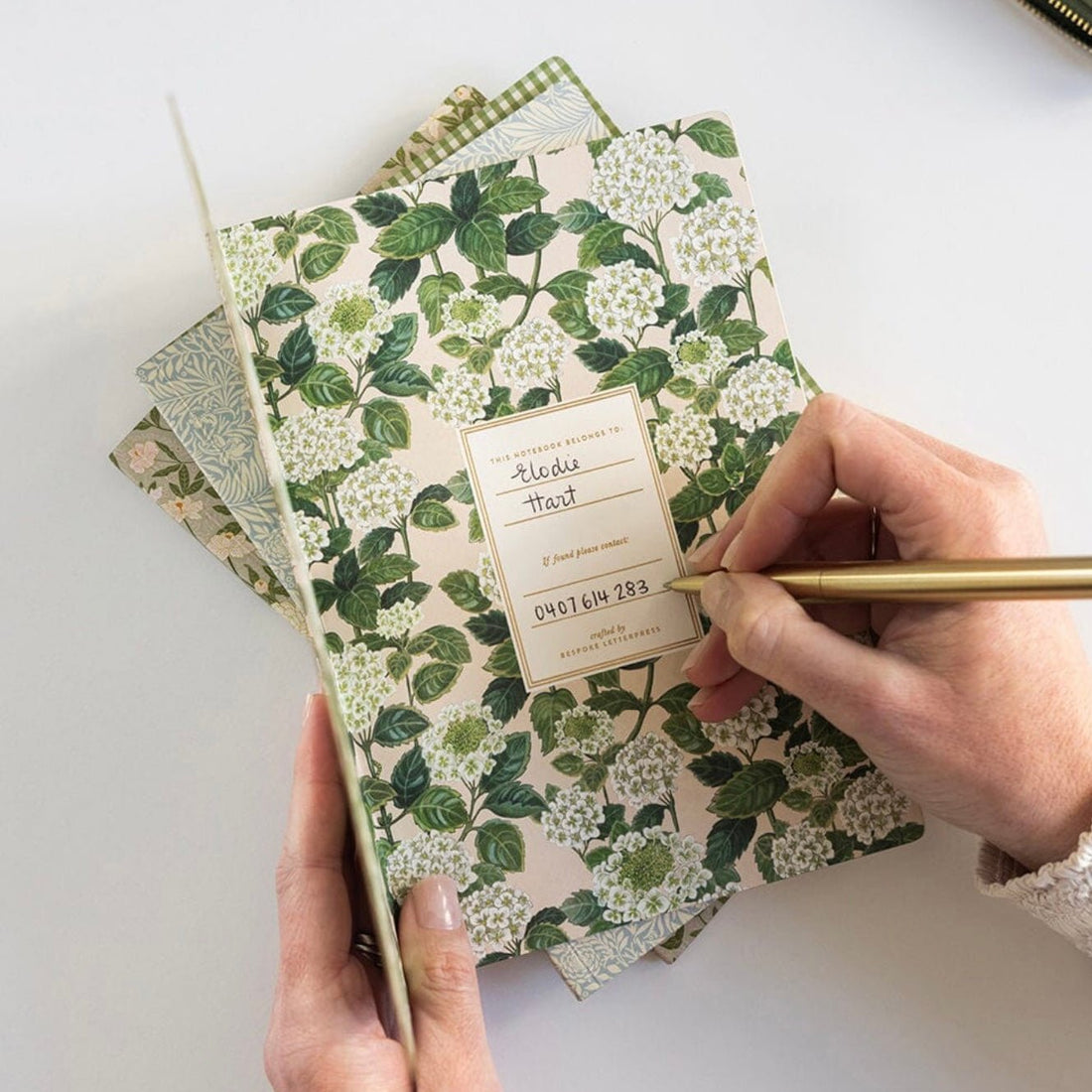 Bespoke Letterpress - Notebook Companion Set, Wellness - The Flower Crate