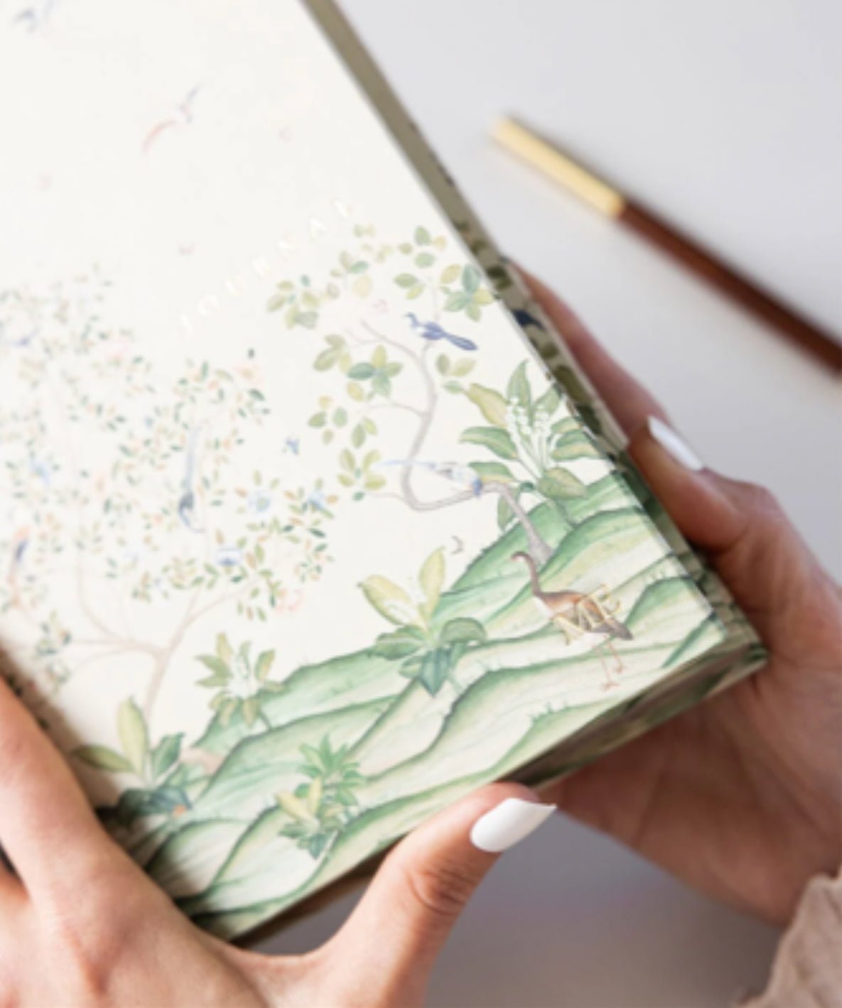 Bespoke Letterpress - Spring Landscape Bullet Journal - The Flower Crate