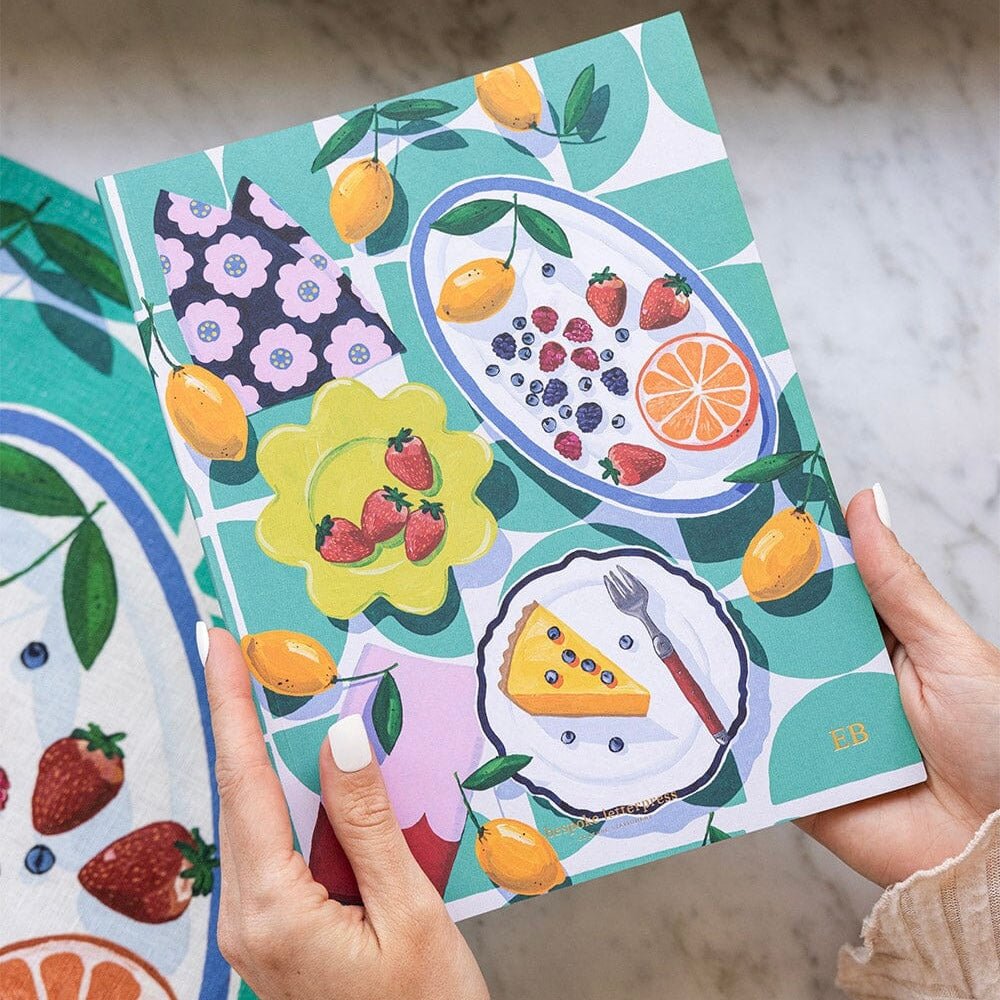 Bespoke Letterpress - Workbook, Lemon Tart & Berries - The Flower Crate