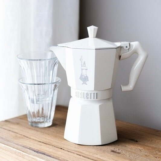 Bialetti - Cream Moka Exclusive, 6 Cup - The Flower Crate
