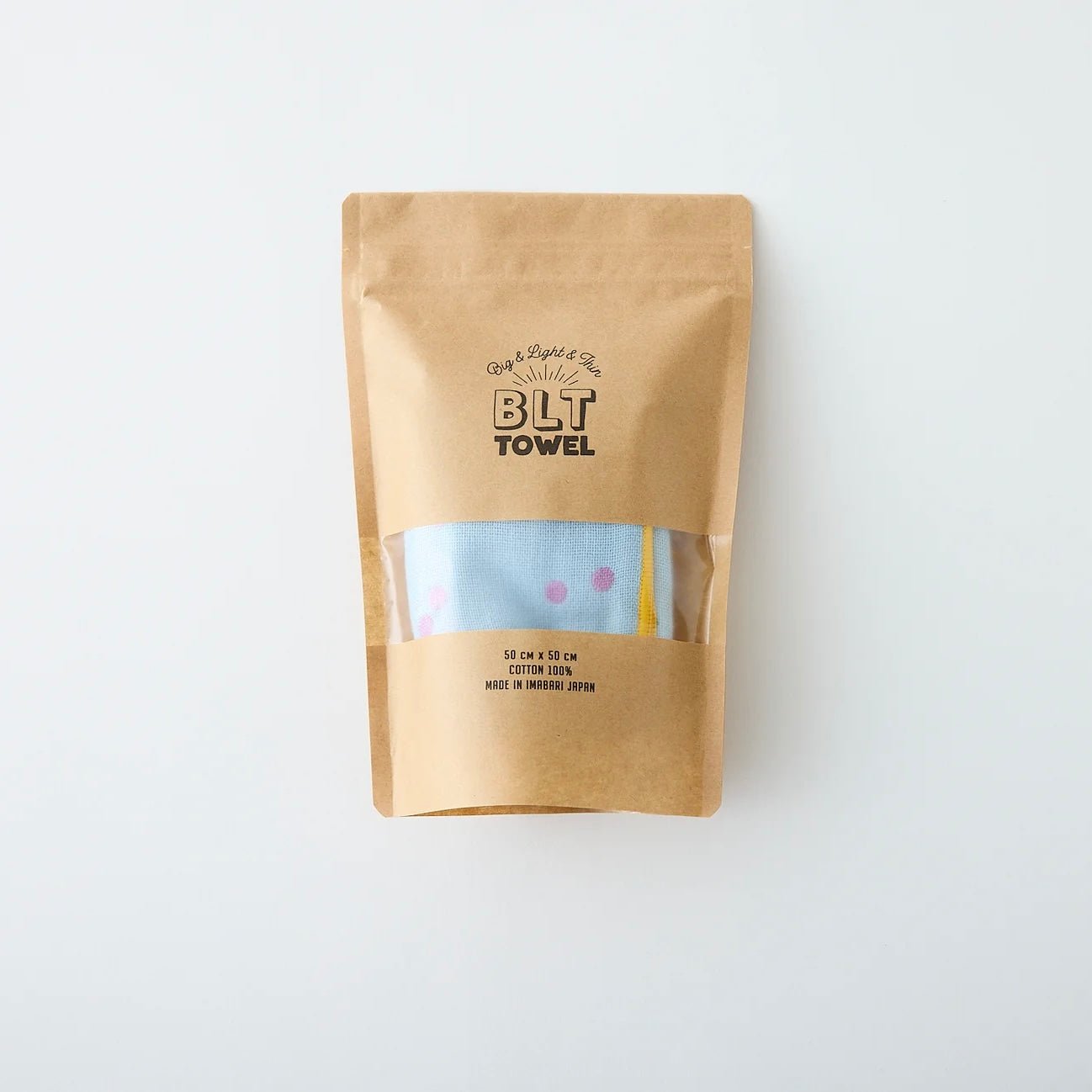 BLT Imabari Towel - Blue Dots - The Flower Crate