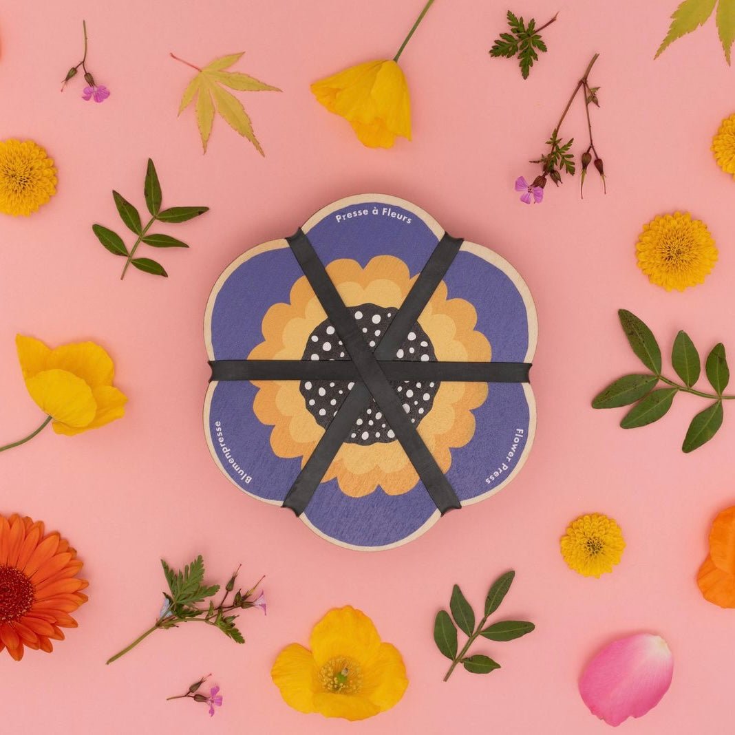 Blue Flower - Shaped Flower Press - The Flower Crate
