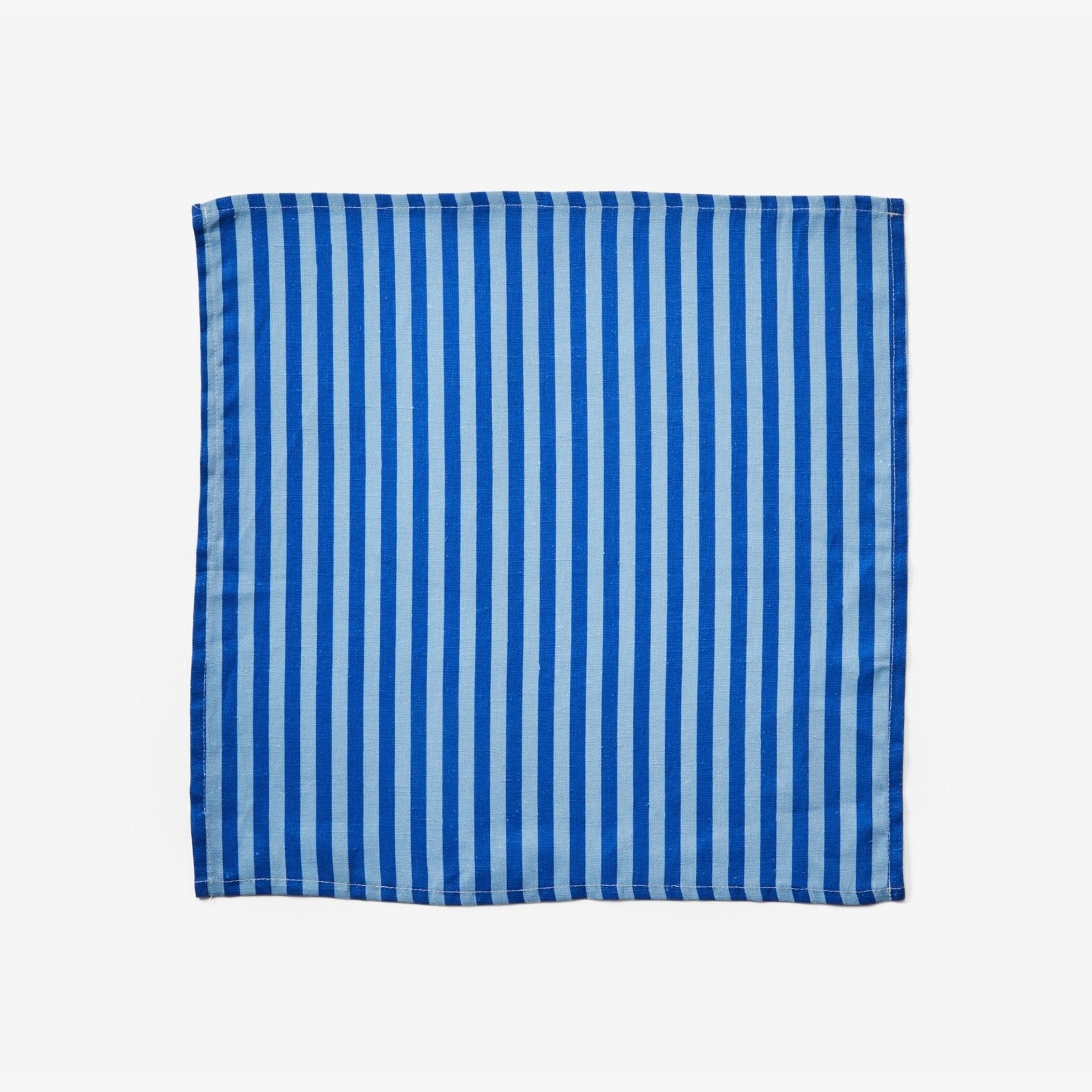 Bonnie & Neil - Blue Pinstripe Napkins - The Flower Crate