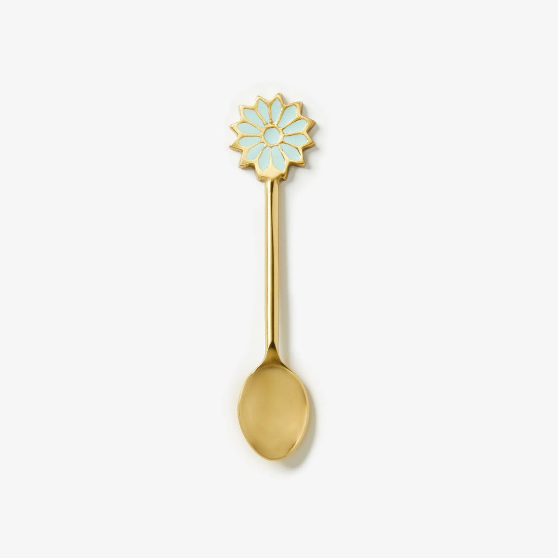 Bonnie & Neil - Enamel Petal Teaspoon - The Flower Crate