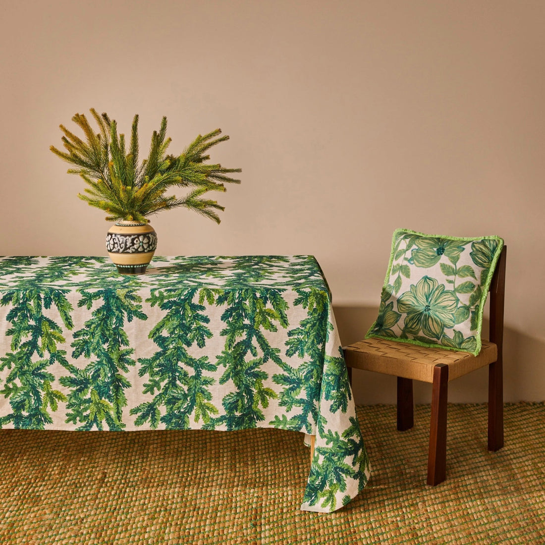 Bonnie & Neil - Festive Foliage Tablecloth - The Flower Crate