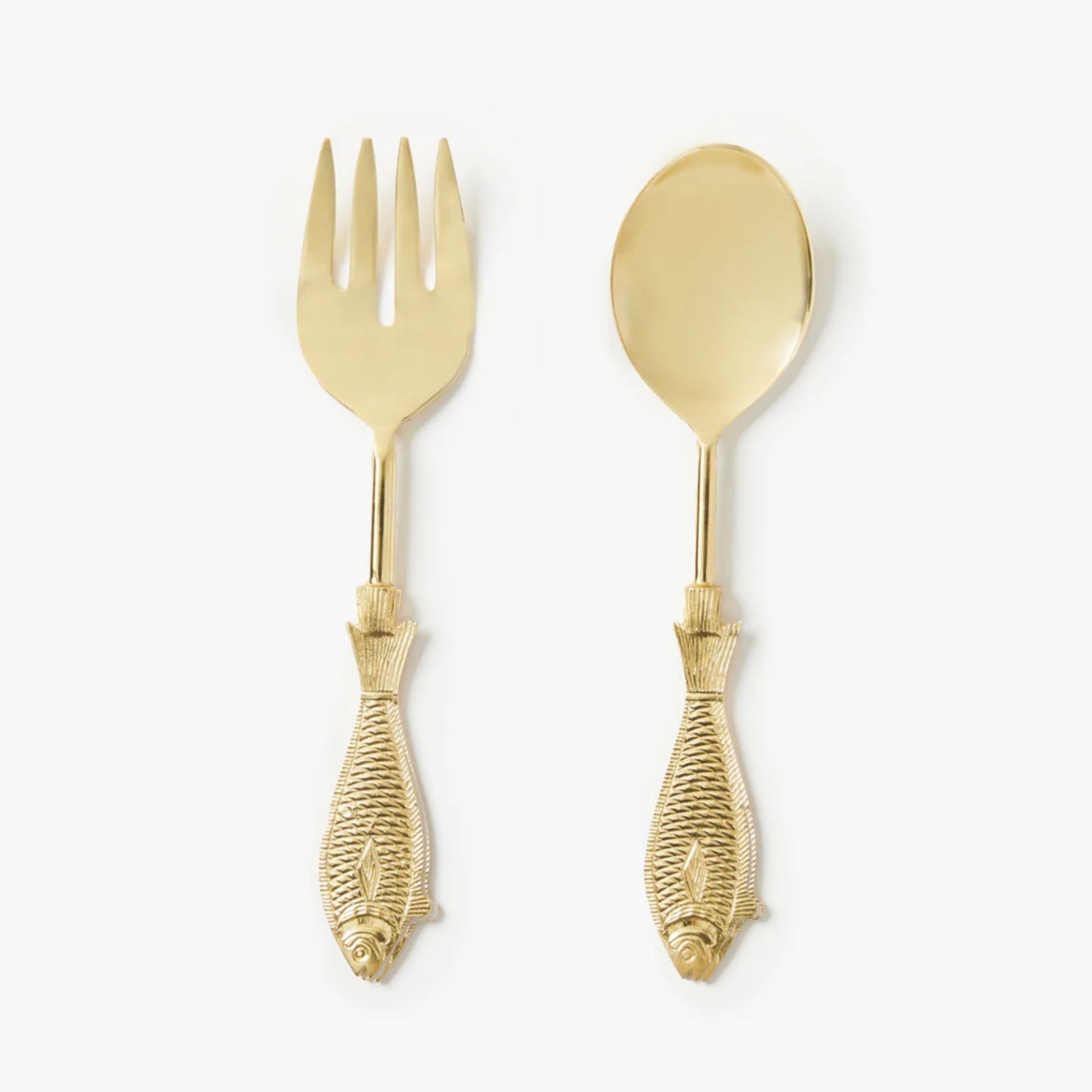 Bonnie & Neil - Fish Salad Servers - The Flower Crate