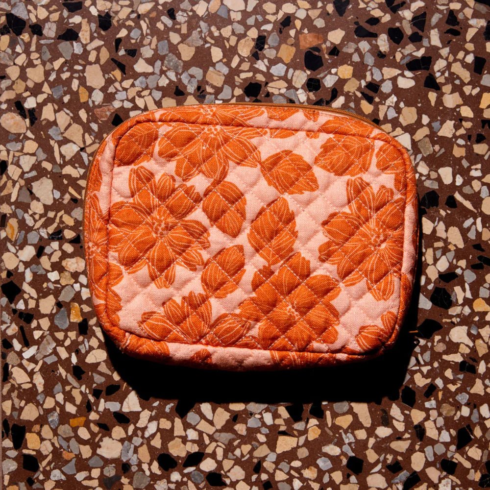 Bonnie & Neil - Margot Wash Bag, Tan - The Flower Crate