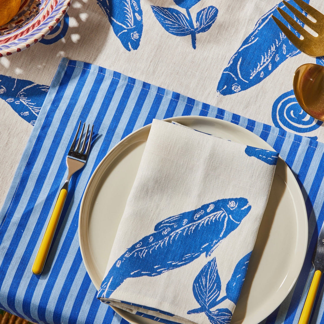 Bonnie & Neil - Sardine Napkins - The Flower Crate