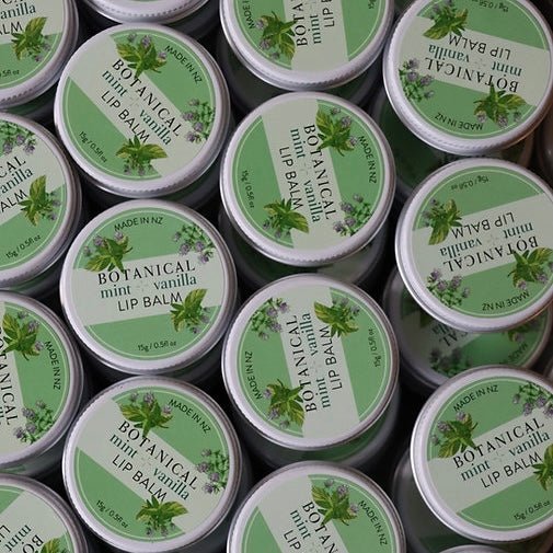 Botanical - Mint & Vanilla Lip Balm - The Flower Crate
