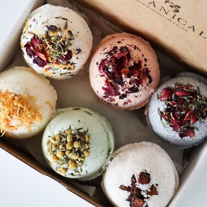 Botanical Skincare - Bath Bomb Gift Box - The Flower Crate