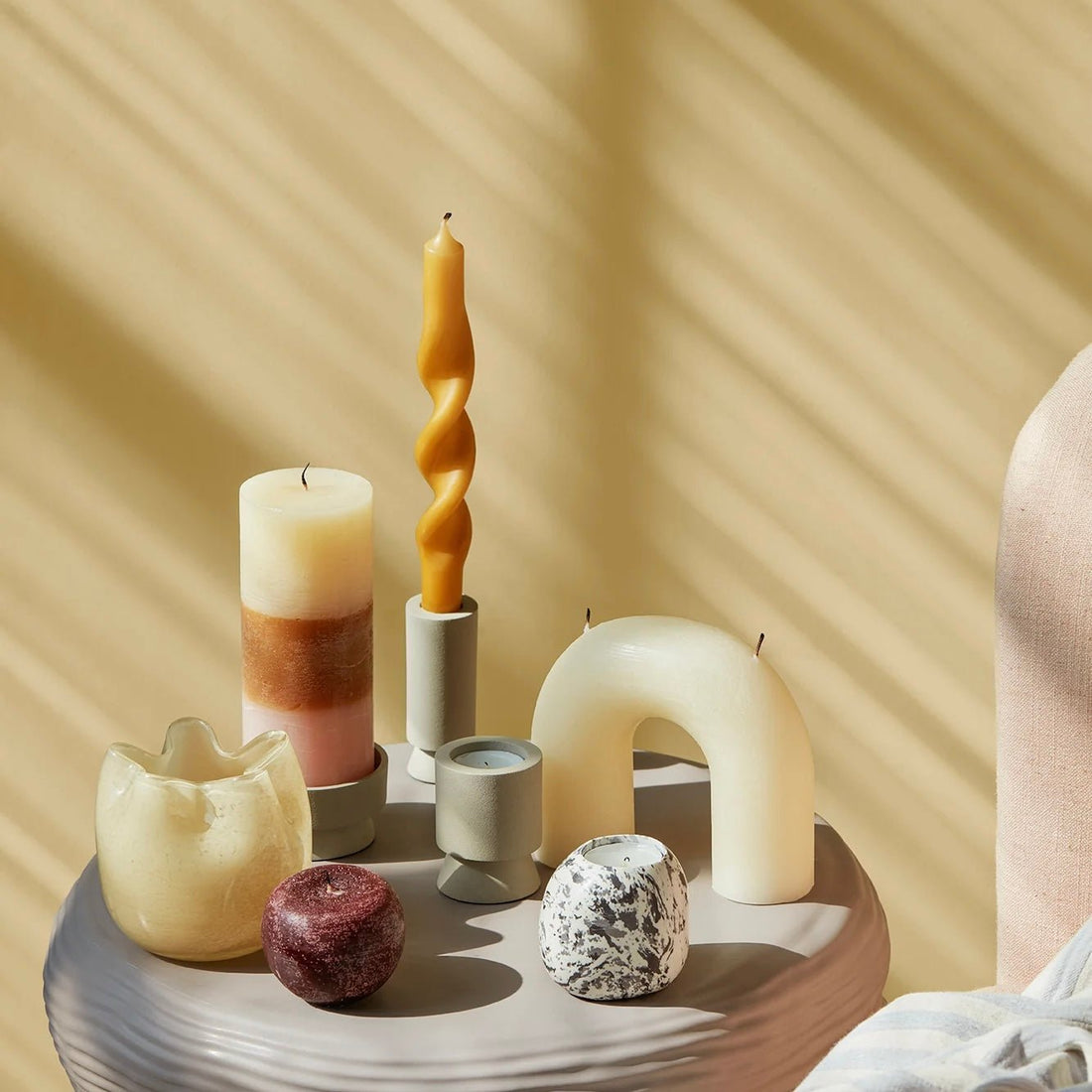 Broste - Twist Candles - The Flower Crate