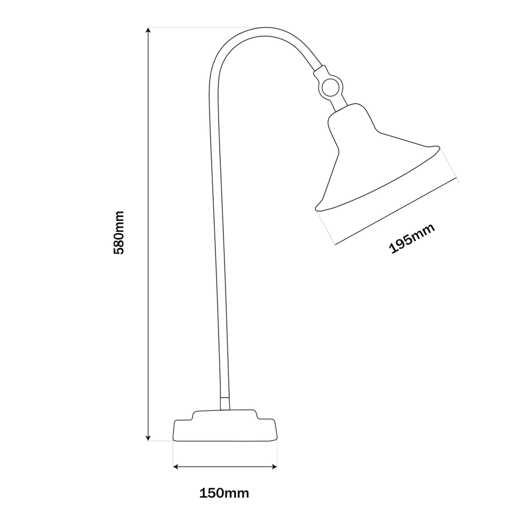 Bureau Desk Lamp - The Flower Crate