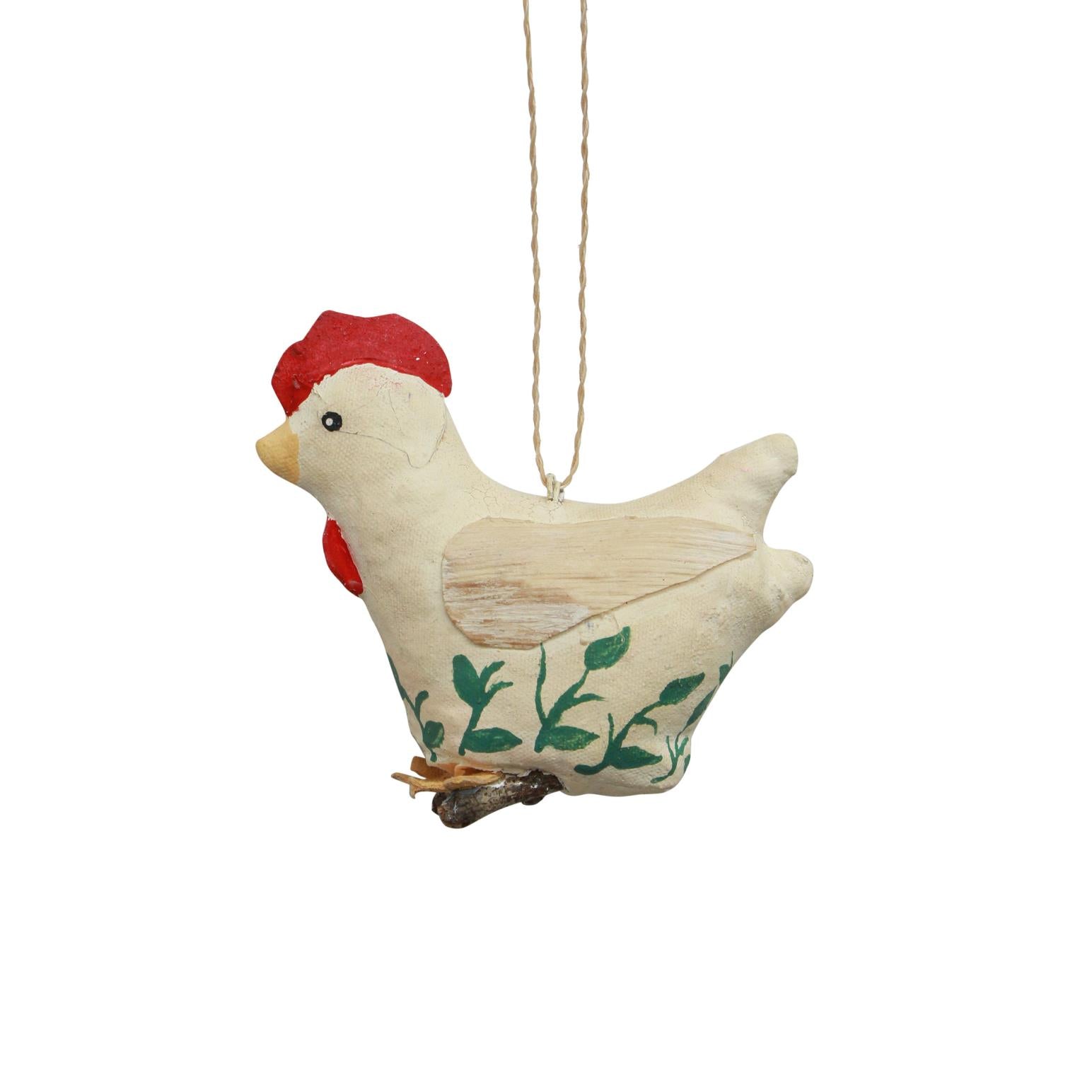 Canvas Chicken Hanging Decoration - The Flower Crate