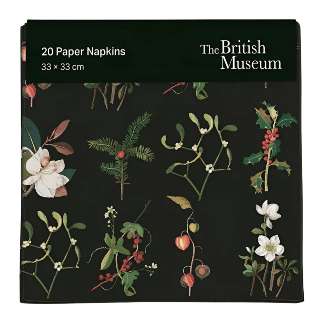 Christmas Foliage Paper Napkins - The Flower Crate