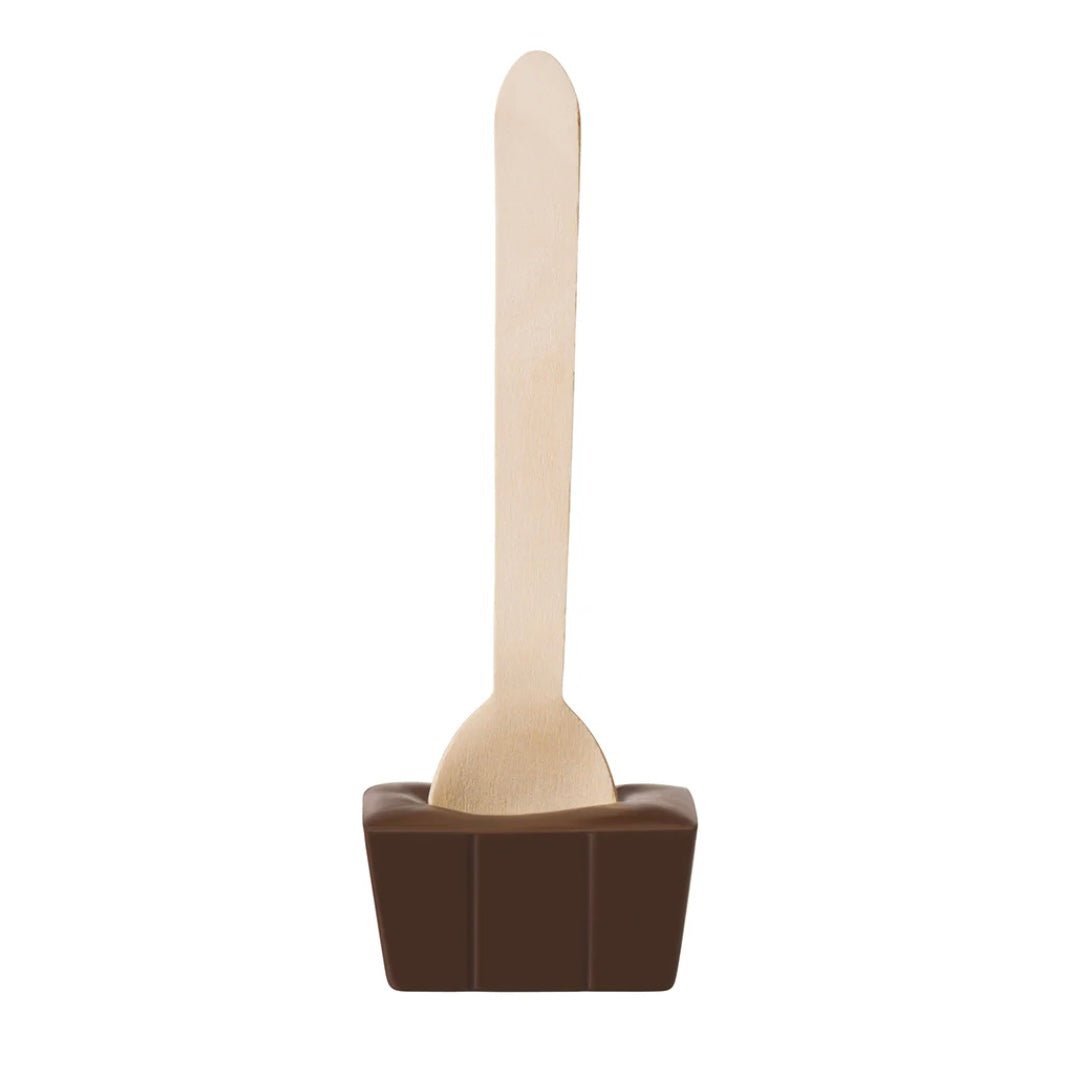 Cocoba - Dark Hot Chocolate Spoon with Marshmallows - The Flower Crate