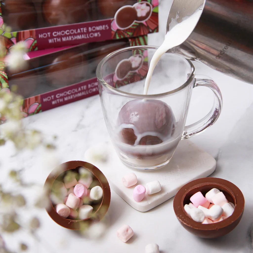 Cocoba - Hot Chocolate Bombe with Marshmallows - The Flower Crate