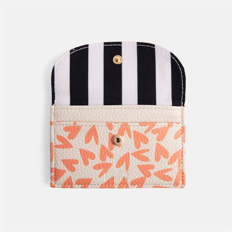 Coral Hearts Coin Purse - The Flower Crate