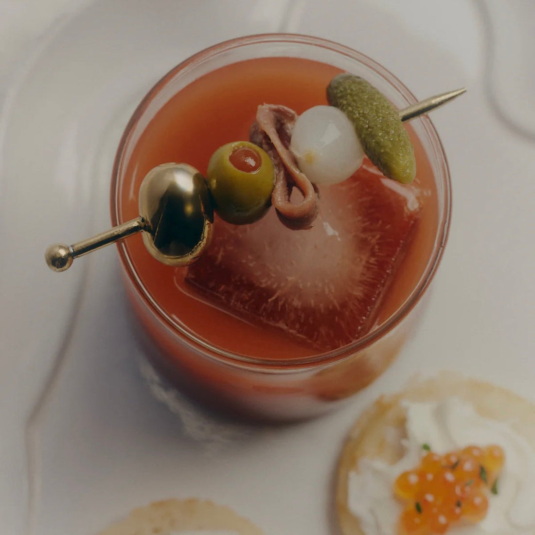 Corey Ashford - Cocktail Olive Pick, Gold - The Flower Crate