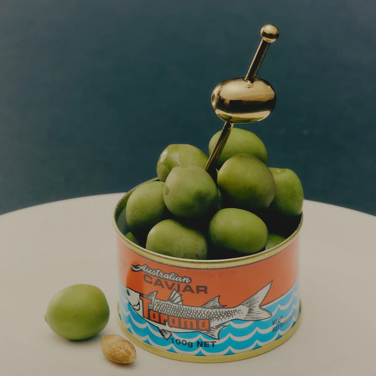 Corey Ashford - Cocktail Olive Pick, Gold - The Flower Crate