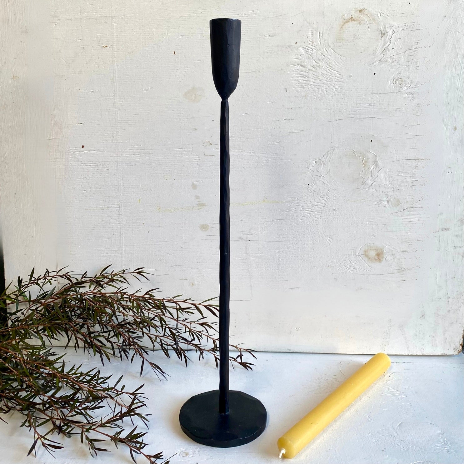 Dax Iron Candlestick - Large - The Flower Crate