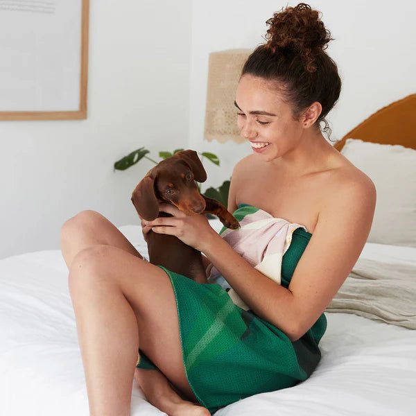 Dock & Bay Quick Dry Towel - Waffle Fabric, Monte Verde - The Flower Crate